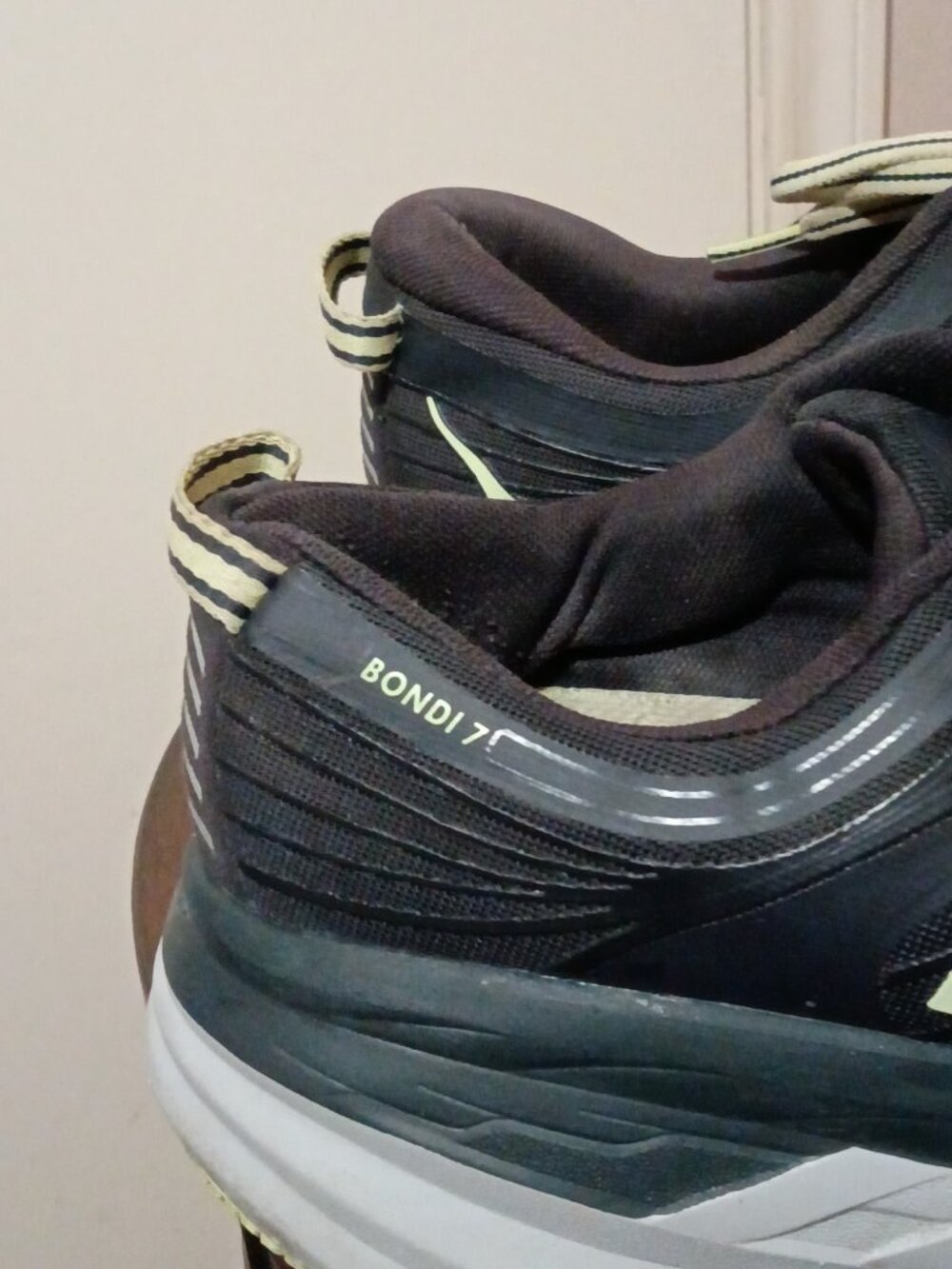 Hoka One One Bondi 7 Running Shoes Men's 11.5 Blue Graphite Athletic Shoes - Picture 5 of 14